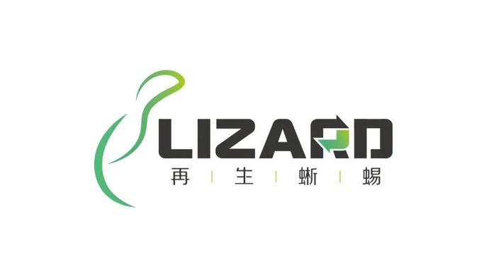 logo图形以两条曲线,勾勒出蜥蜴的形象,也象征了纱线的柔软.2.